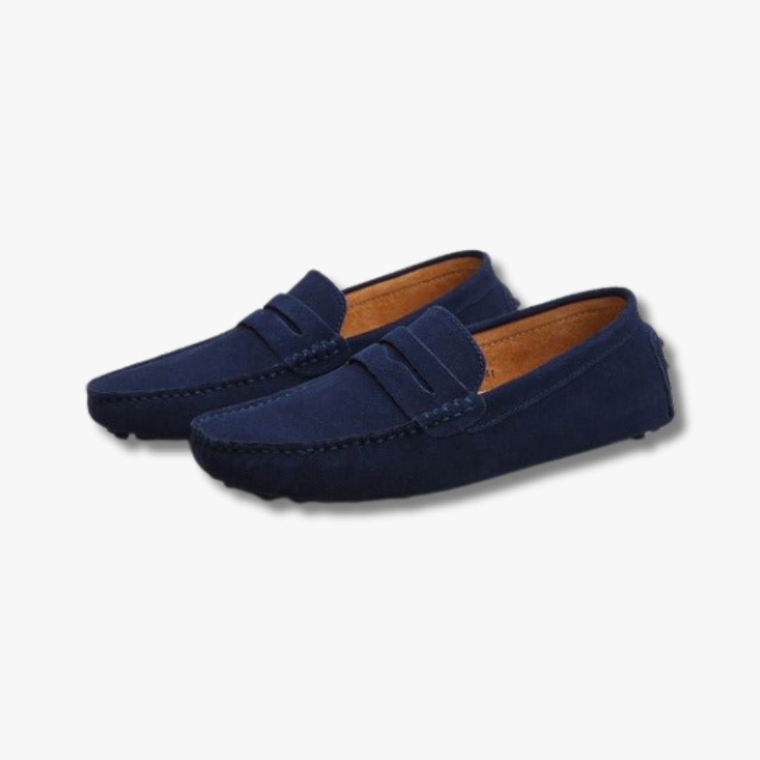 Italian-Style Suede Driving Loafers for Men – Lightweight & Stylish