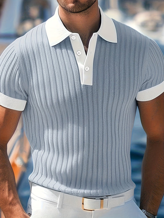 Belvoir | Summer Knit Polo – Old Money Shirts for Men