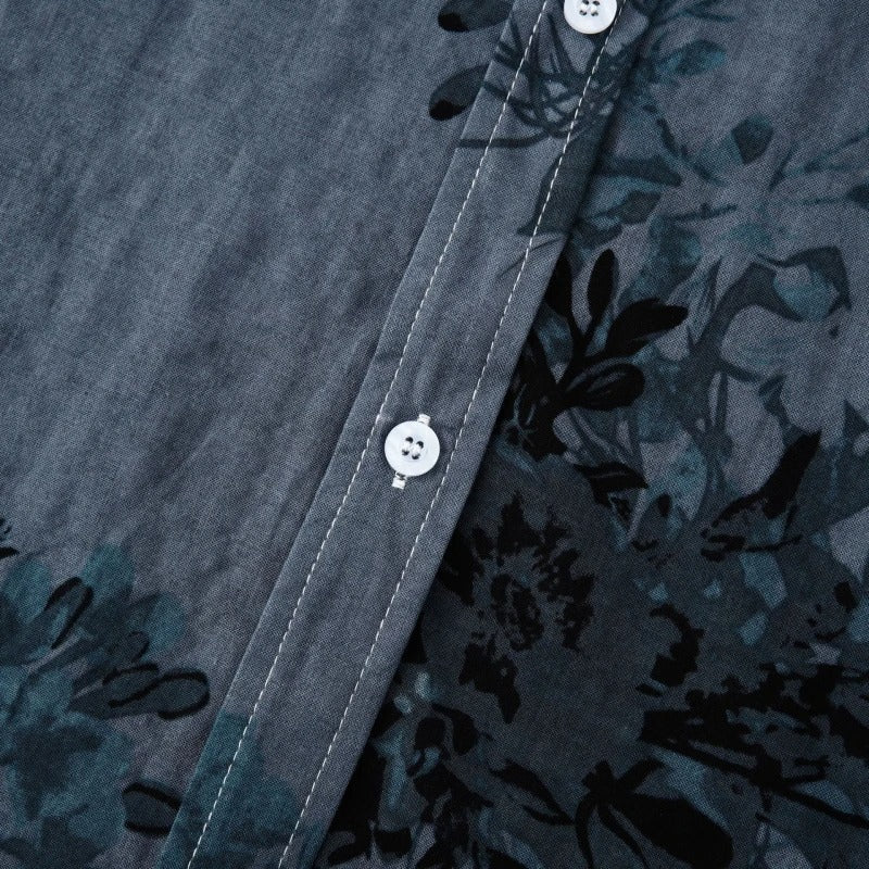 Portofino Linen Print Shirt