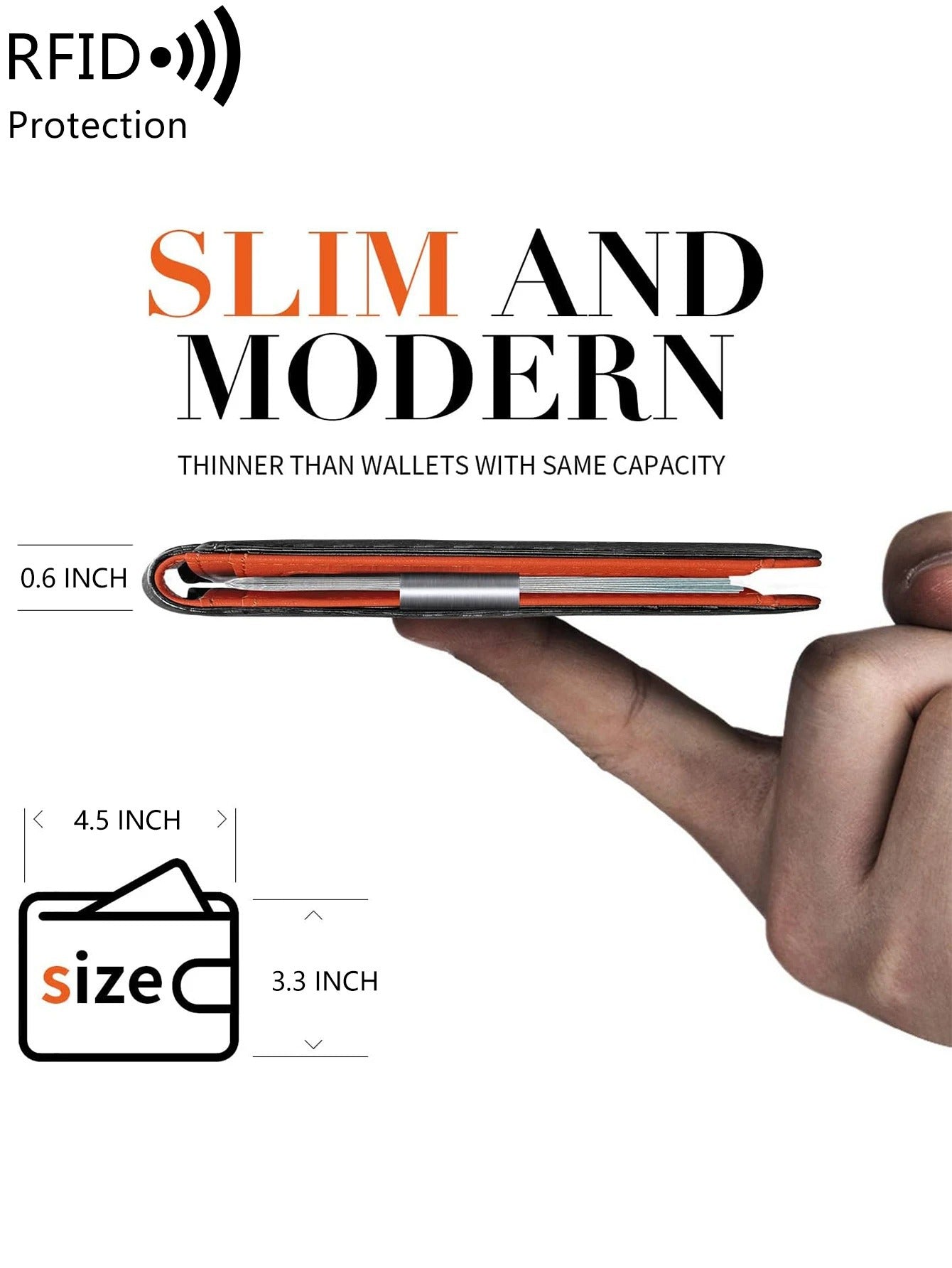 Fayymont Minimalist RFID Anti-Theft Wallet – Secure, Stylish, and Slim