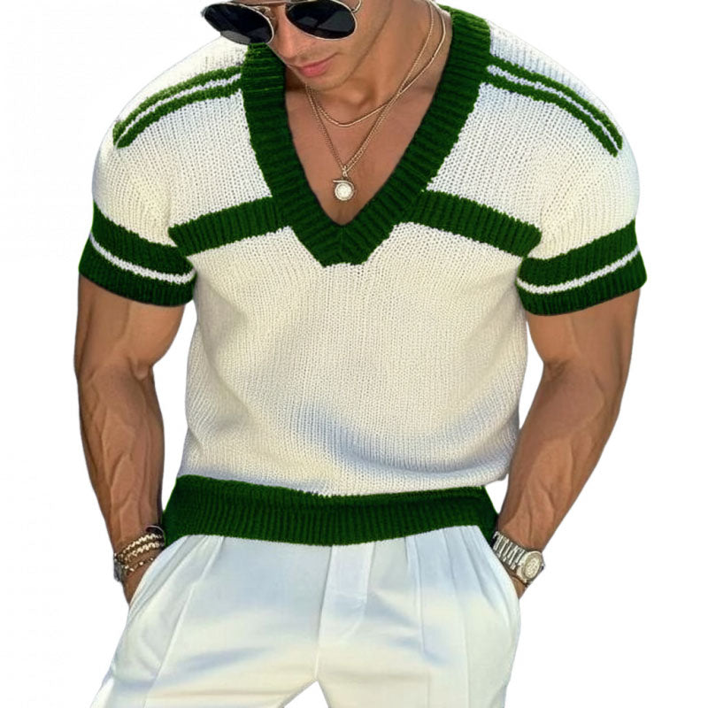 Harrow Jacquard V-Neck