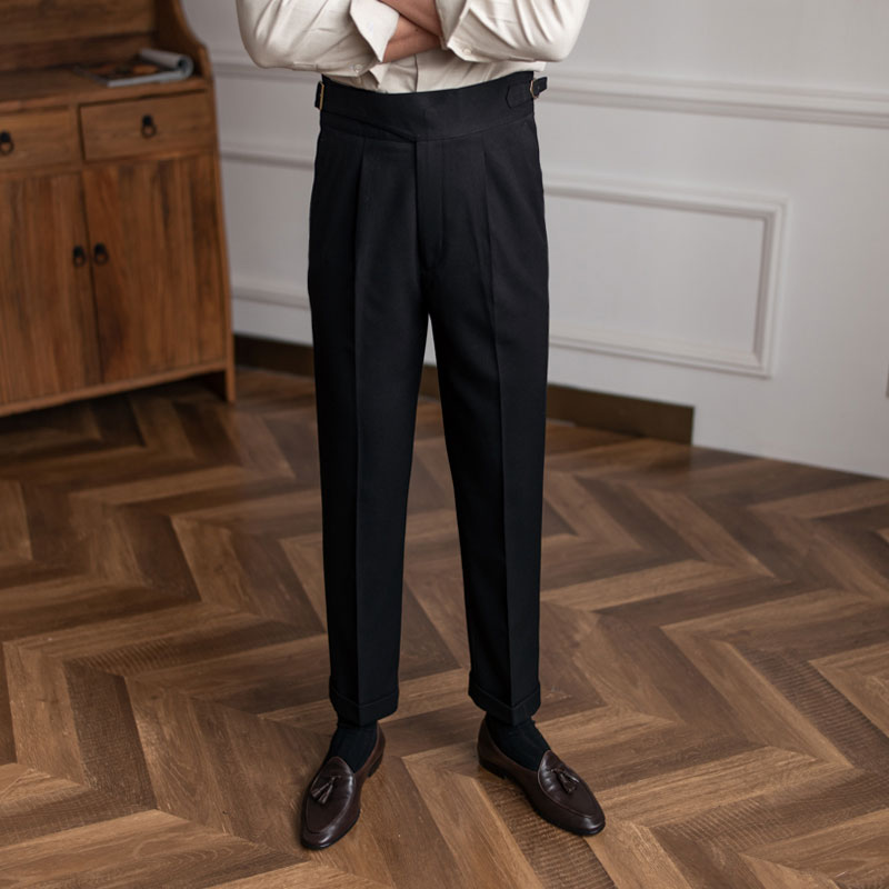 Napolitana High Waist Italian Trousers