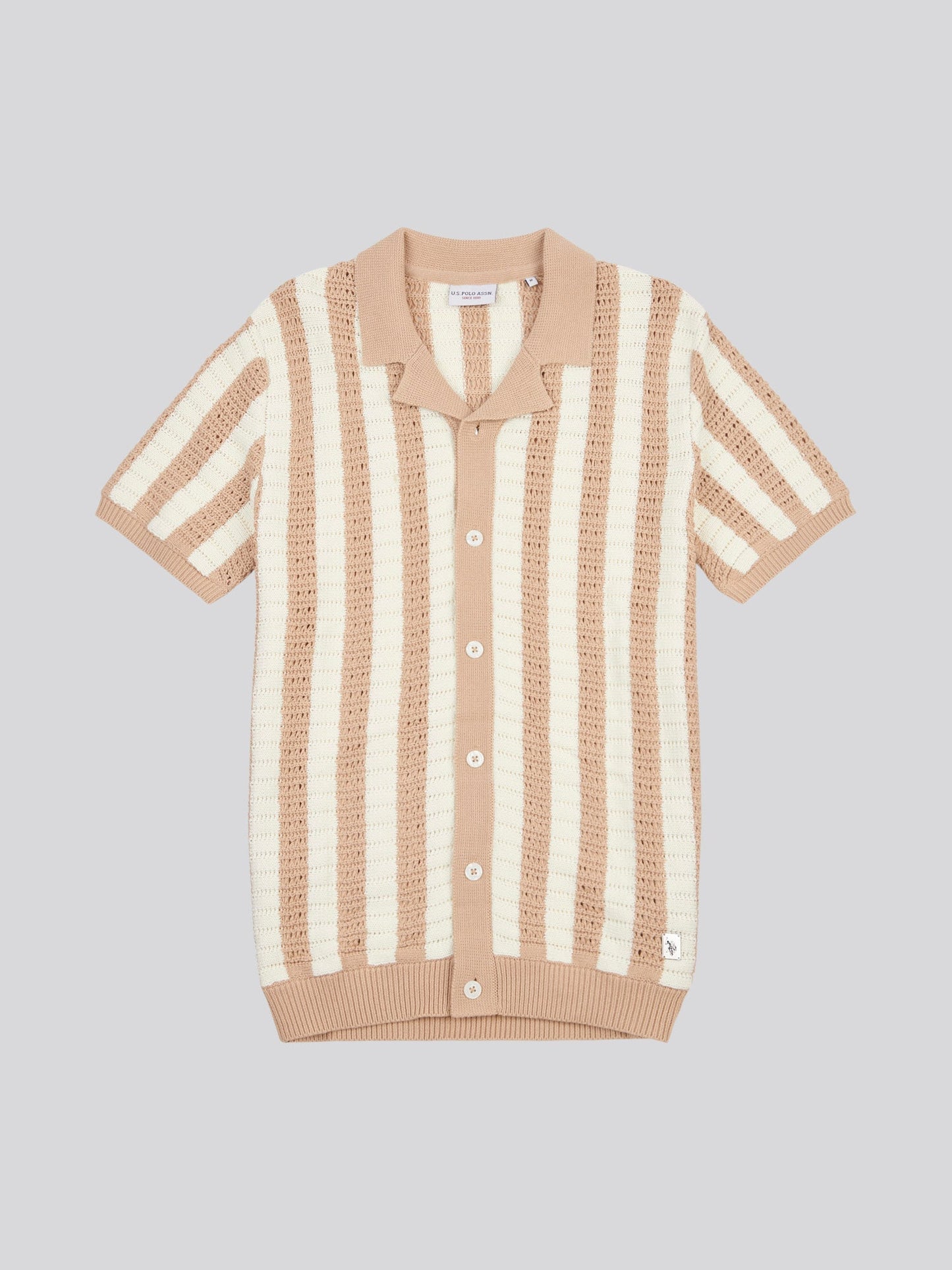 Open-Knit Polo — Doeskin