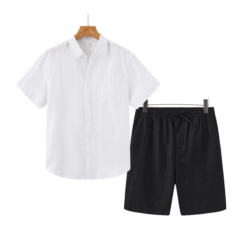 Conjunto de Linho Verazzio | Short e Camisa