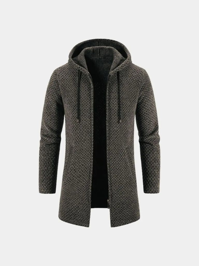 Lugano Knitted Hooded Winter Coat - Fayymont Co